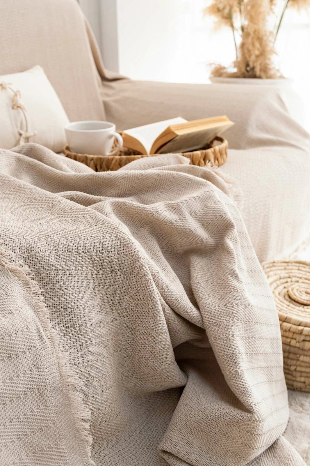 Mbulesë divani L'essentiel, ngjyrë bezhë, Rio, 180x300cm