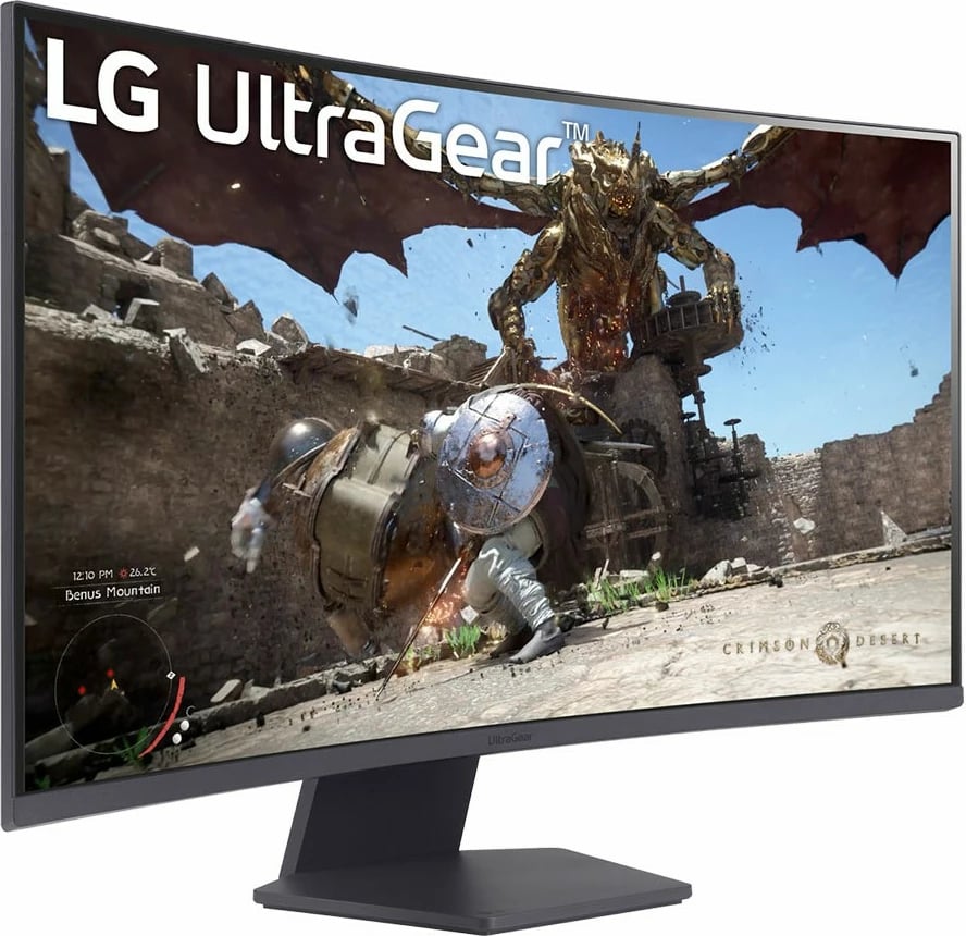 Monitor LG UltraGear 32GS60QC-B, 32 inç, QHD, 180Hz, 1ms, HDR10, i zi