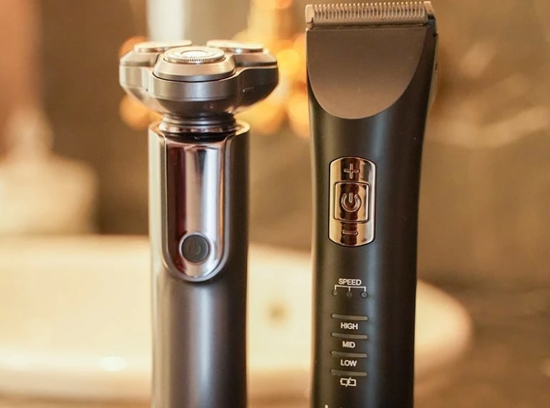 Makinë rroje Lafe MasterGlide, 90 min bateri, Wet & Dry, sistem trefish rruajtjeje, e zezë