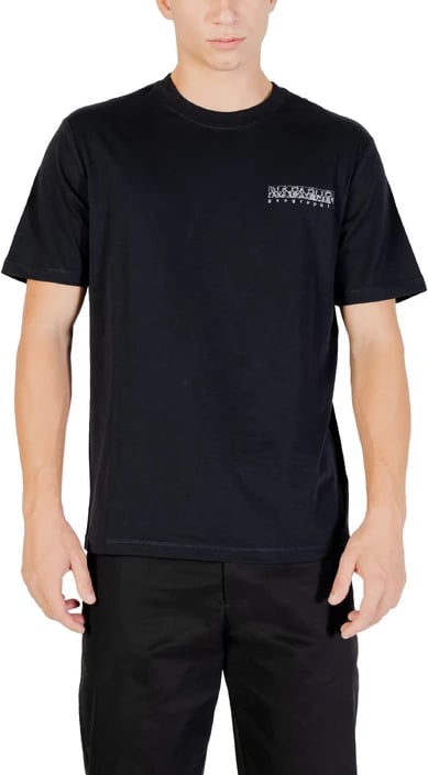 Maicë Napapijri për meshkuj, e zezë