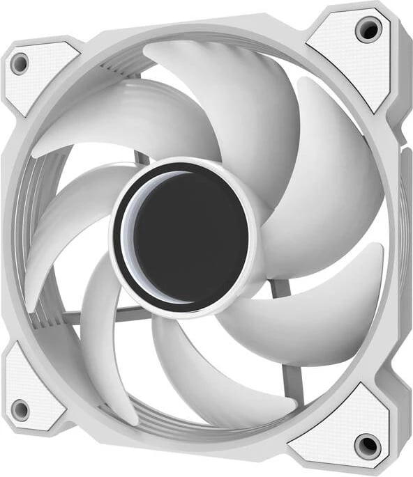 Kasë ventilator Darkflash DR08, 5-in-1, PWM A-RGB, 120mm, i bardhë