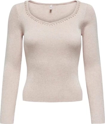 Xhemper Only Maglia femra, bezhë