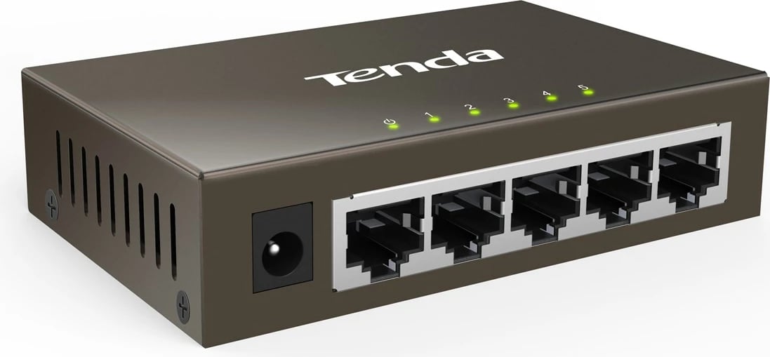 Switch Tenda TEG1005D, 5 porta, Gigabit Ethernet, Gri