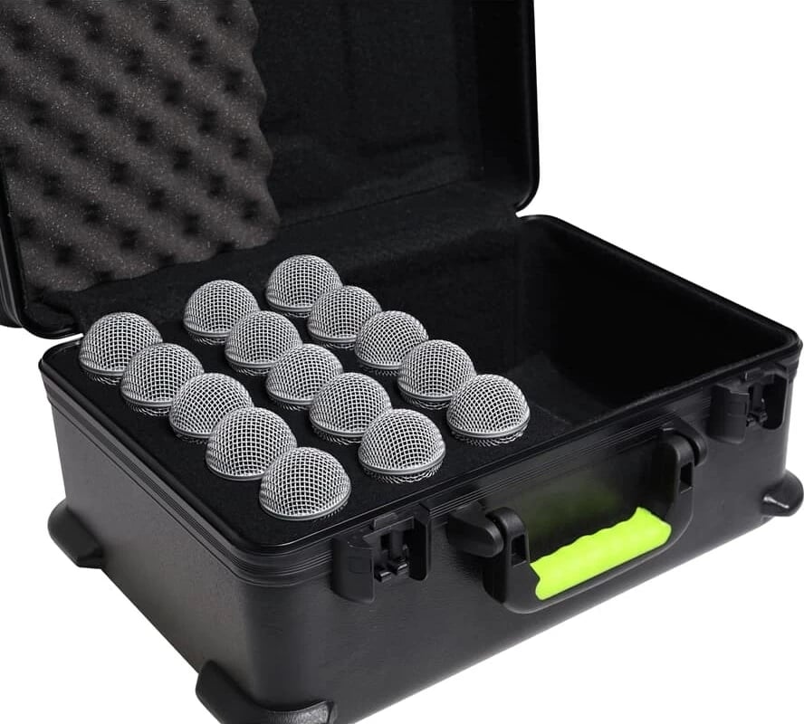 Kasë transporti për mikrofonë Shure SH-MICCASE15, 15 vende, e zezë