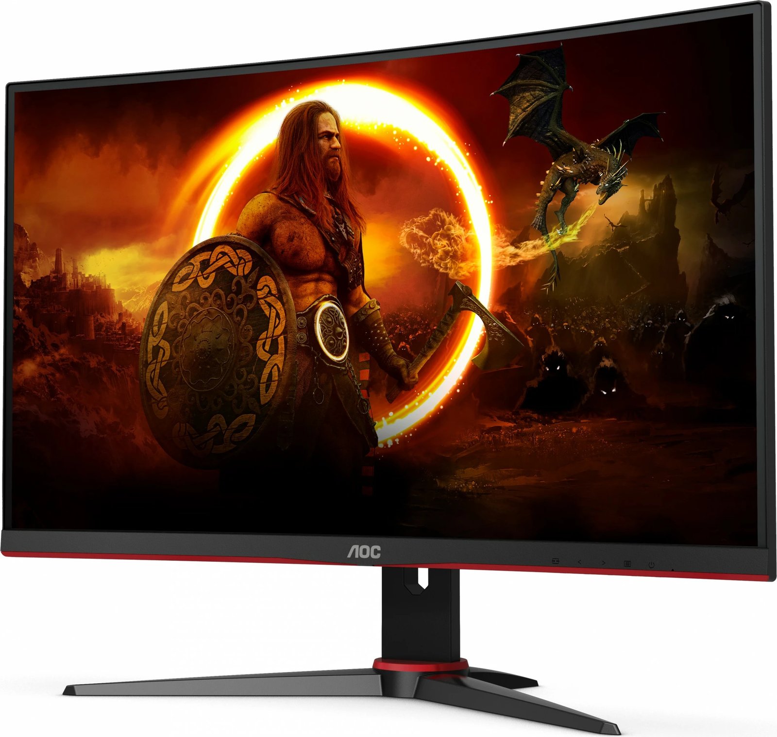 Monitor AOC G2 C27G2ZE/BK, 27", Full HD, LED, 0.5 ms, i zi, i kuq
