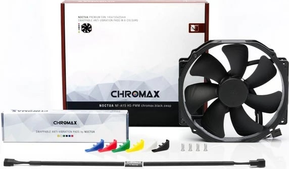 Ftohës Noctua NF-A15 HS-PWM, i zi