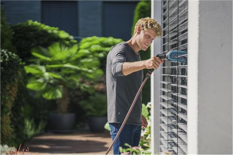 Pastrues grilash GARDENA 18850-20, për zorrë kopshti, i zi, gjelbër, gri, portokalli