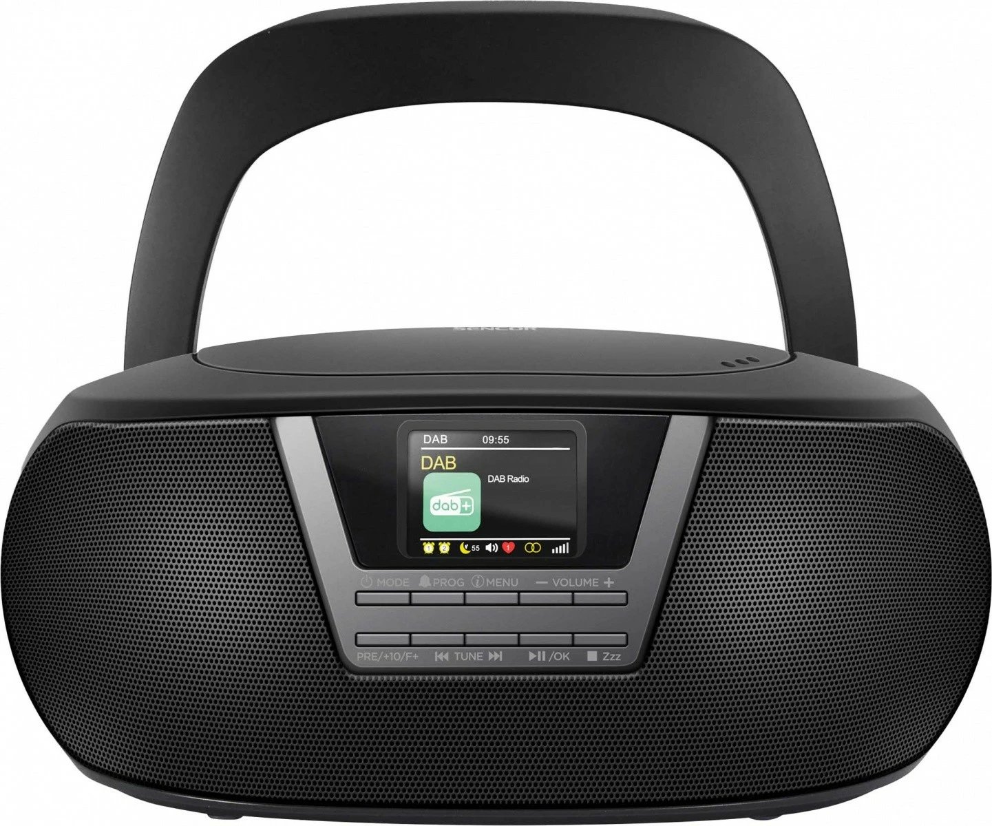 Radio boombox Sencor SPT 6200DB, CD/MP3/USB/FM/DAB+, Bluetooth, e zezë