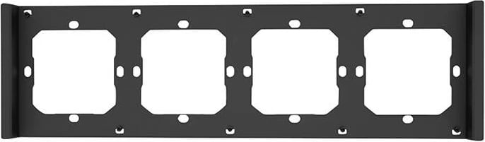Kornizë për ndërprerës quadruple Sonoff M5-4C-80-F, grafit/zezë