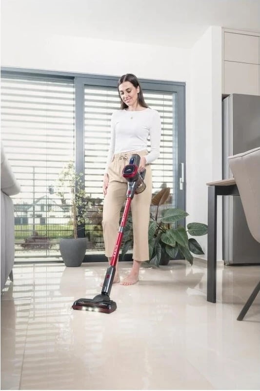 Fshesë pa tela ETA Fenix Ergonomic, e kuqe