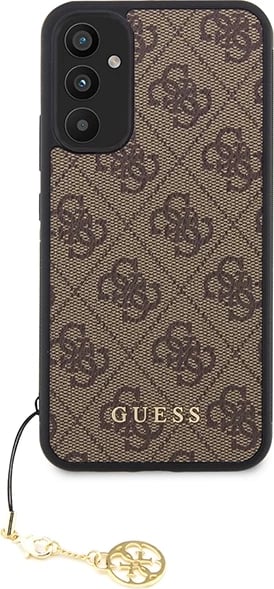 Mbështjellës Guess 4G Charms për Samsung Galaxy A34 5G, kafe
