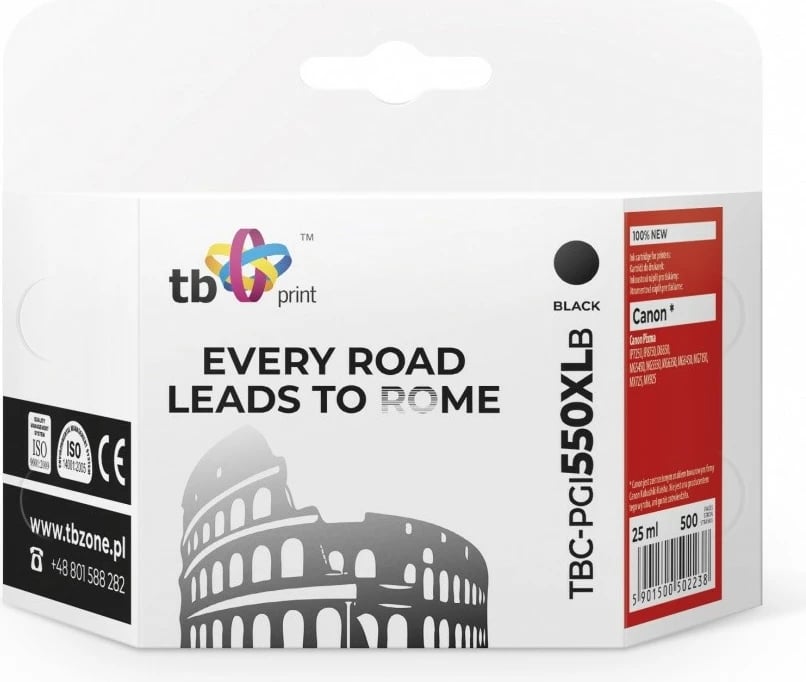 Toner TB Print TBC-PGI550XLB për Canon Pixma, e zezë