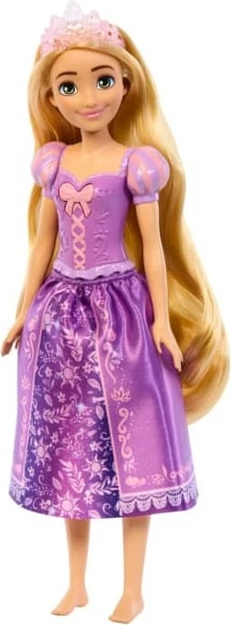 Kukull Disney Princess Rapunzel që këndon, Mattel HPH59, vjollcë
