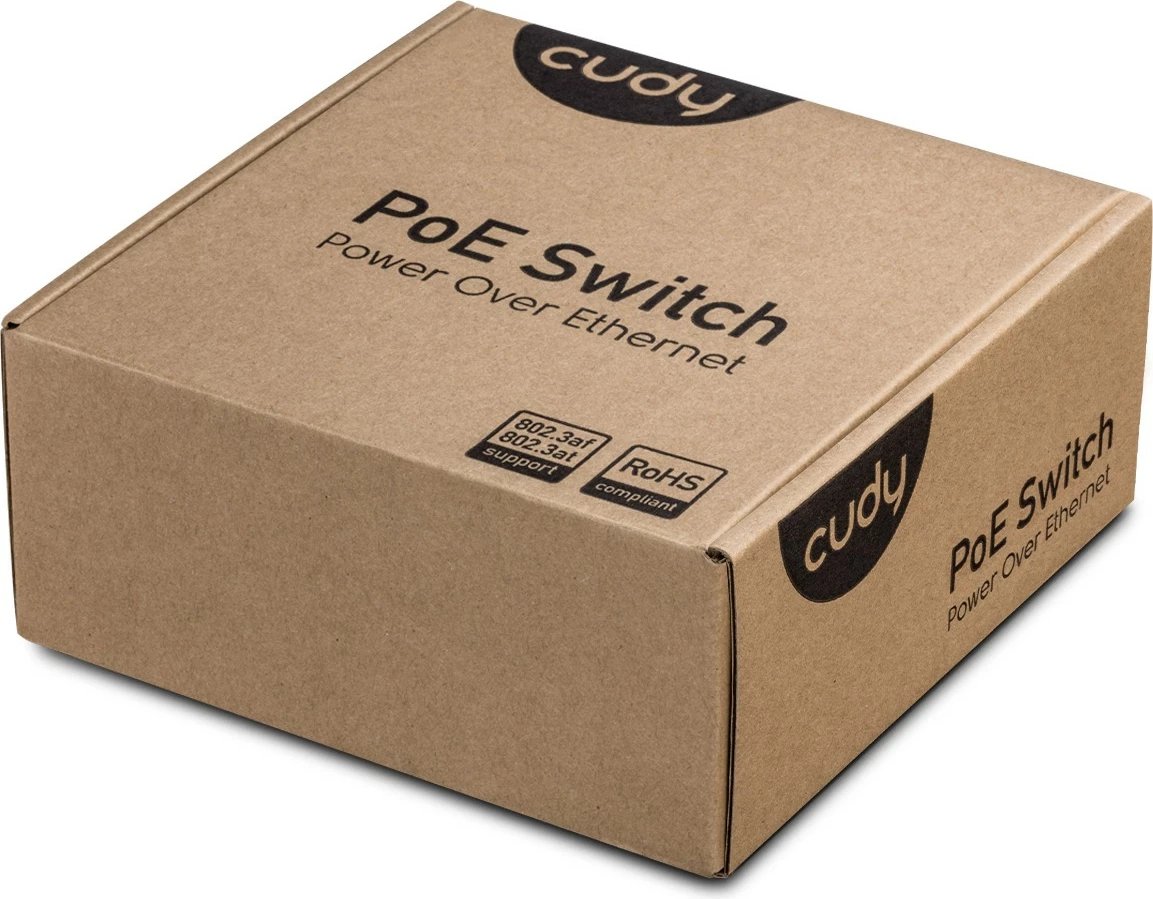 Switch Cudy GS1005P, Gigabit Ethernet, PoE, Rack mounting