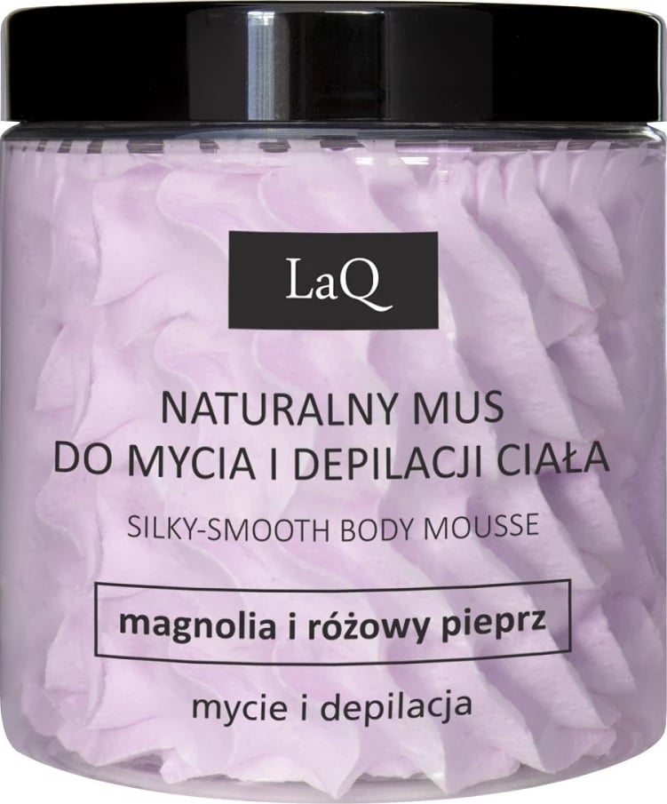 Shkumë për trup dhe depilim për femra LaQ Magnolia dhe Pink Pepper 250ml