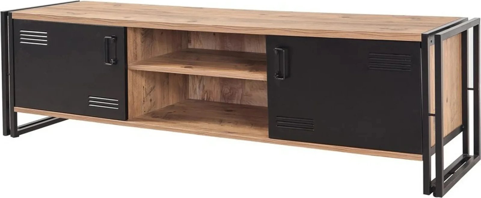 Set mobiljesh për dhomë dite, Skye Decor, Cosmo Takım 25, ngjyrë pishë Atlantike dhe e zezë