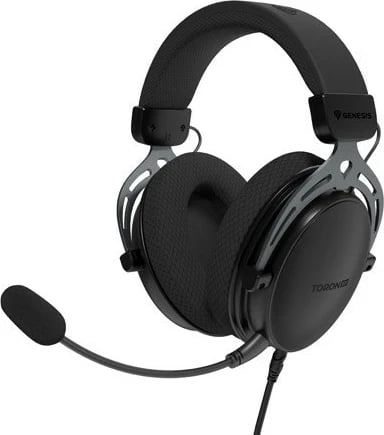 Kufje gaming GENESIS Toron 531, me kabllo, mbi vesh, mikrofon, e zezë