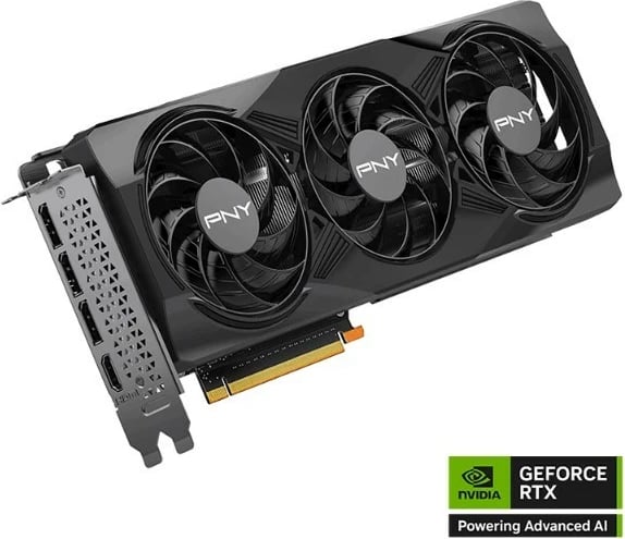 Kartë grafike PNY GeForce RTX 5070 OC 12GB DDR7, 192-bit, 3F, PCI-E 5.0, e zezë