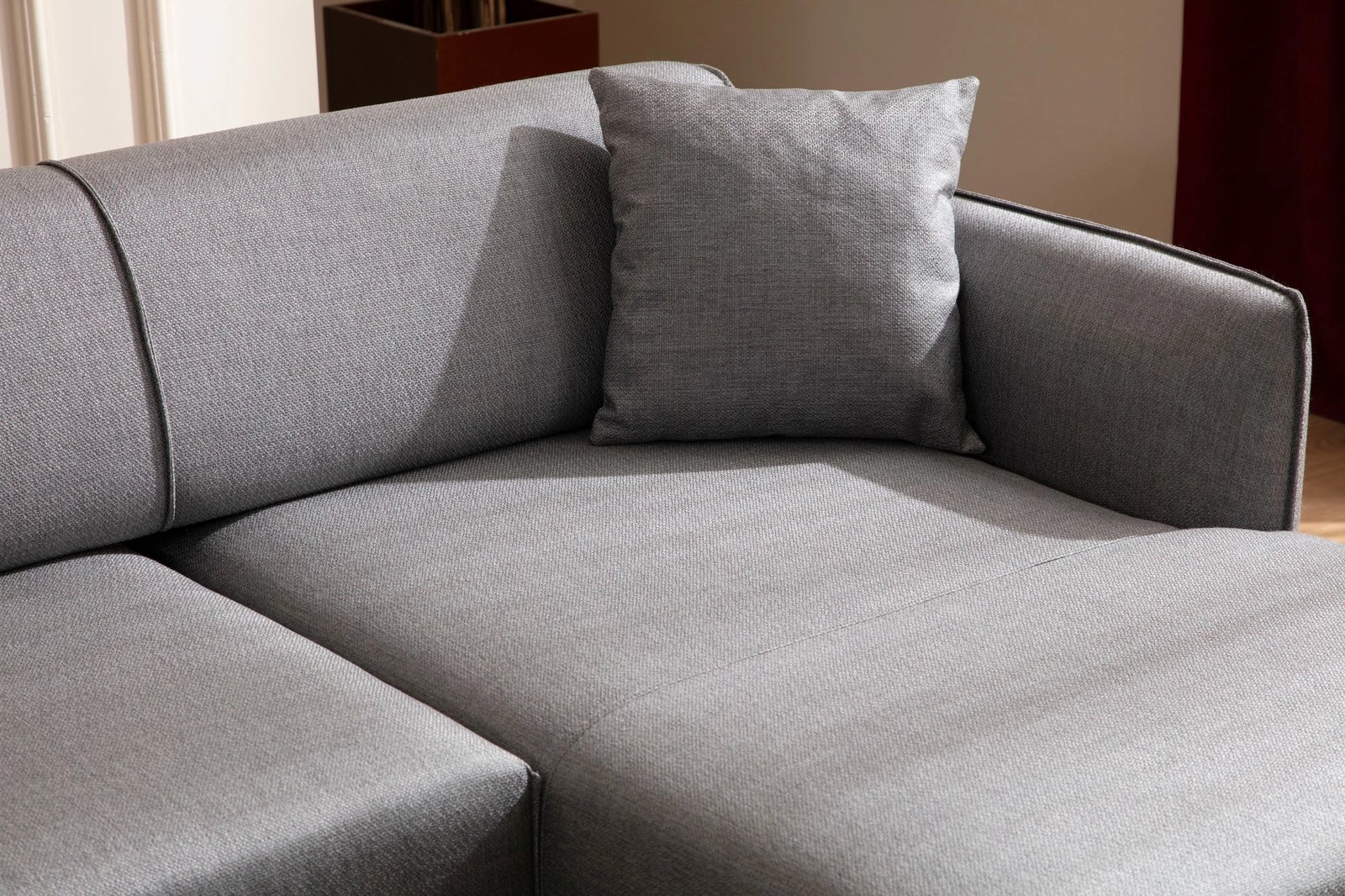 Këndore Belissimo, ngjyrë gri, Atelier del Sofa, anë e djathtë