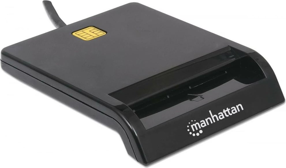 Lexues kartelash të mençura Manhattan 102049, USB 2.0, i zi