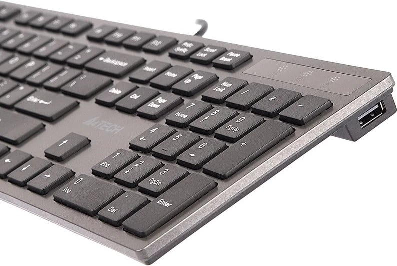 Tastierë A4 TECH KV-300H, USB, QWERTY, Gri