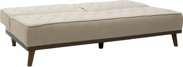 Divan shtrat Marco, material bezhë, 180x80x80cm