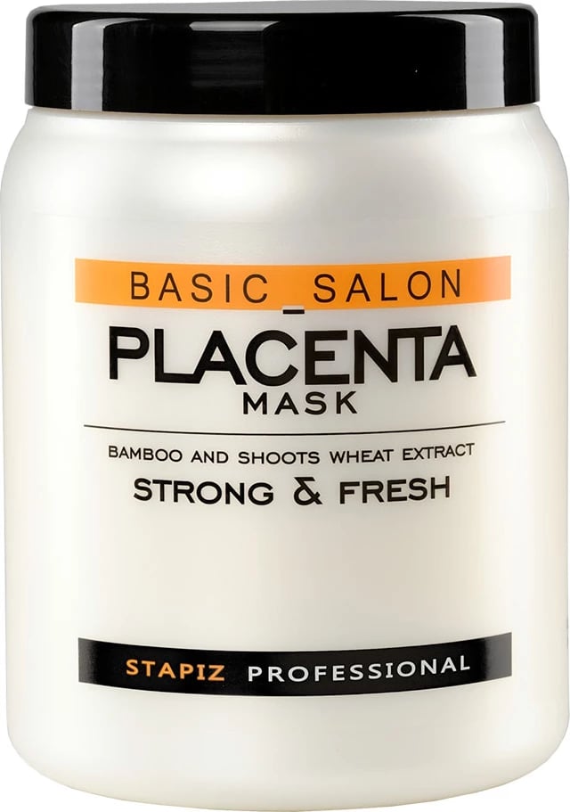 Maskë për flokë Stapiz Basic Salon Placenta Mask për femra, 1000ml