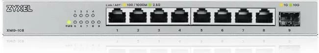 Switch Zyxel XMG-108-ZZ0101F, 8 porta 2.5G, 1 SFP+, Desktop, Argjendtë