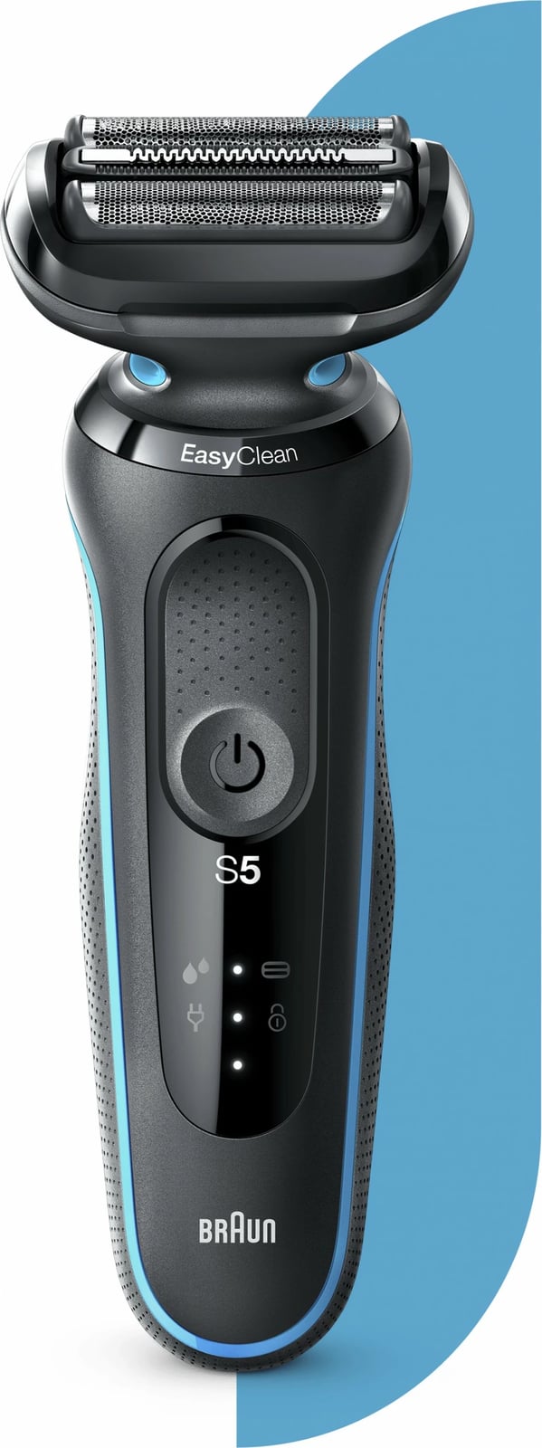 Makinë rroje Braun Series 5 50-M1000s, Foil shaver, LED, Bateri, Black, Blue