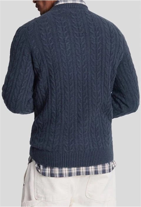Xhemper për meshkuj Lyle & Scott, blu