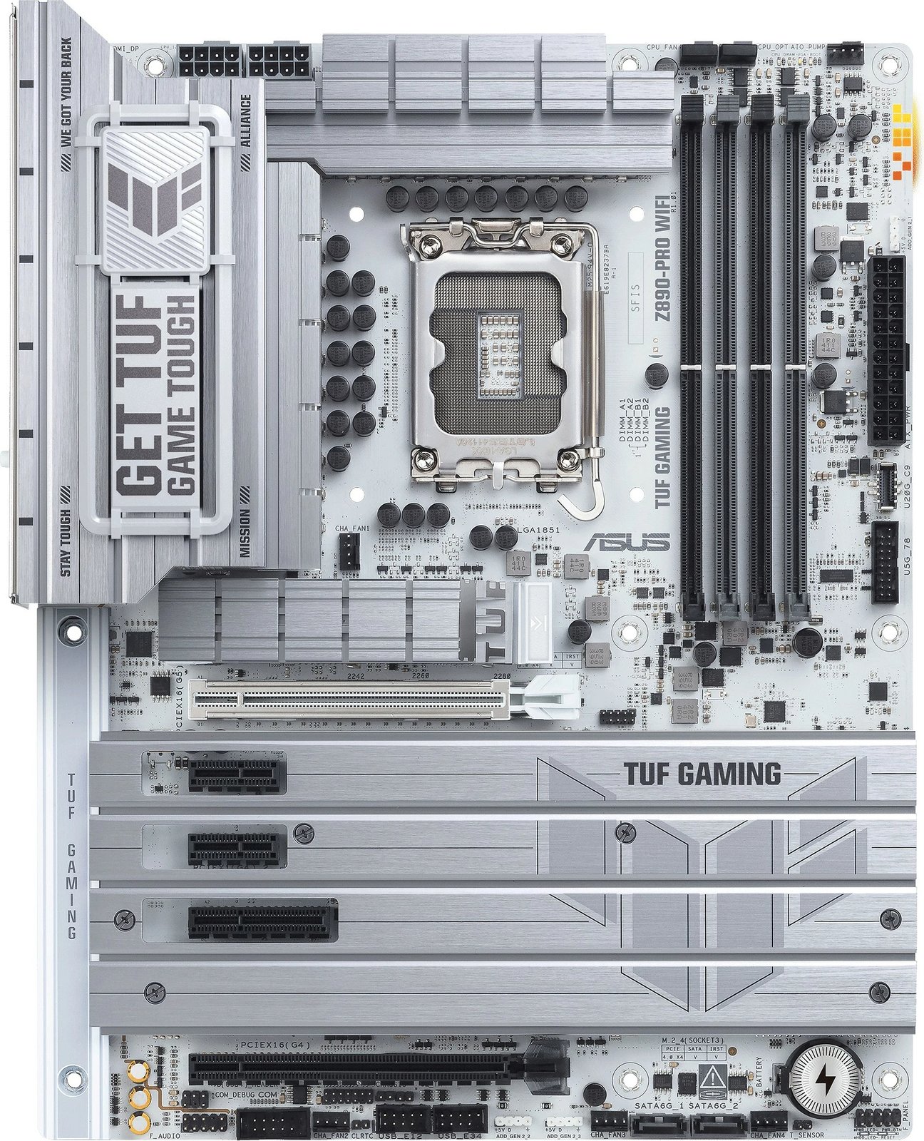 Pllakë amë ASUS TUF GAMING Z890-PRO WIFI, Intel, LGA 1851, DDR5, 192 GB