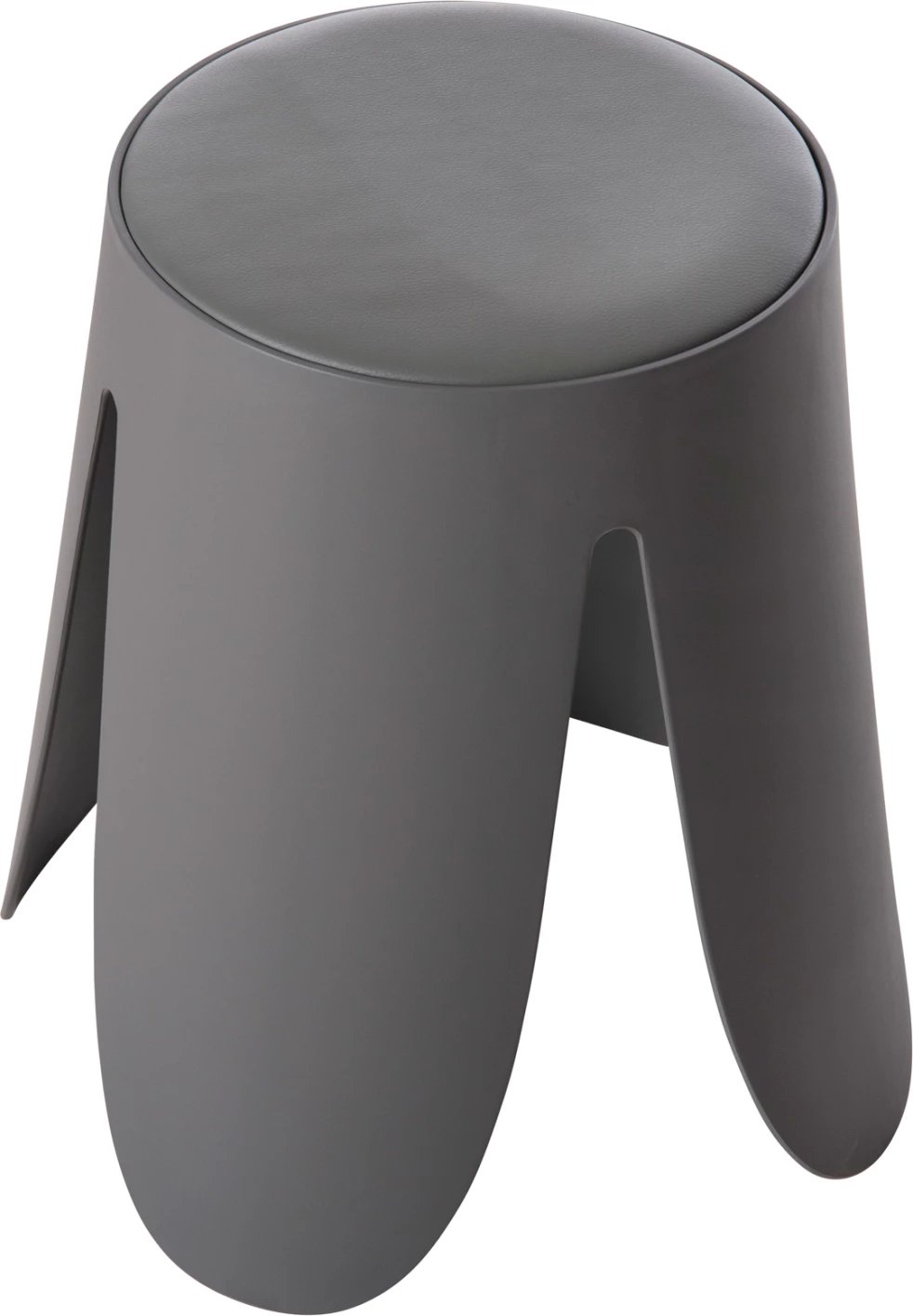 Karrige DENTY FH9619.10 polipropileni, ngjyrë gri, sedilje PU, Φ30x45Hcm