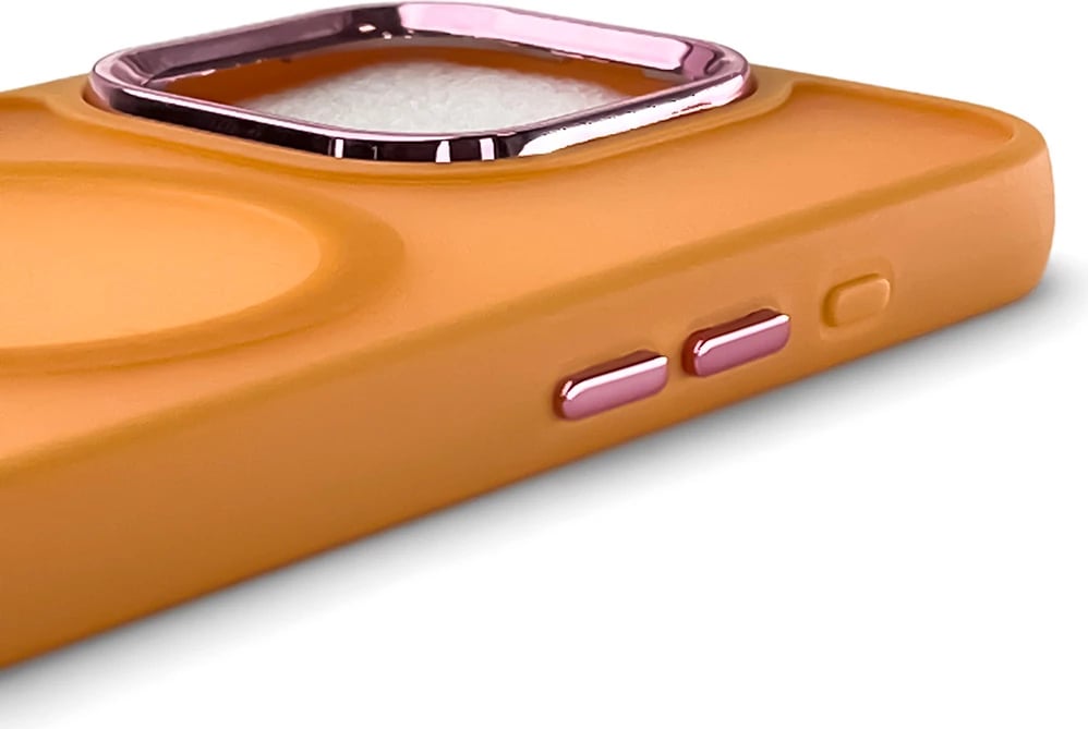 Mbështjellës Hurtel Fashion Case MagSafe për iPhone 16, Portokalli