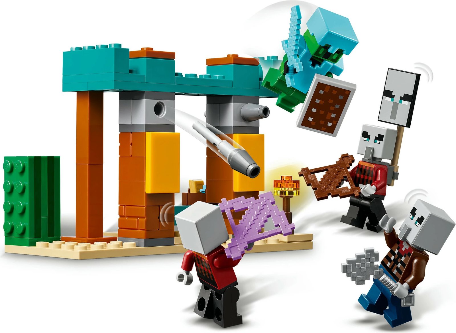 Set ndërtimi LEGO Minecraft 21267, 105 pjesë, shumëngjyrësh