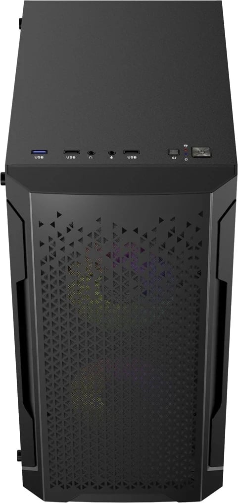 Kasë LOGIC ARAMIS ARGB Mini USB 3.0, e zeza