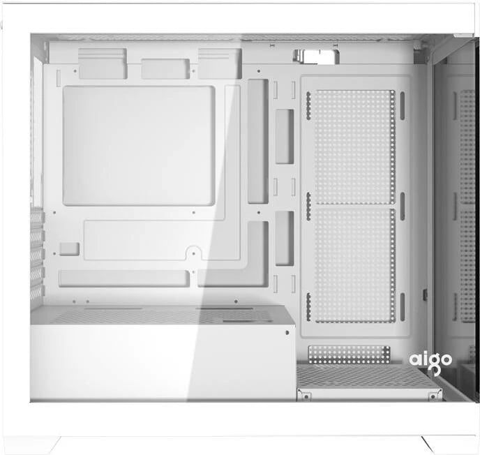 Kasë Darkflash C218M me 6 ventilatorë ARGB, e bardhë