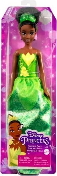 Kukull Disney Princess Tiana Mattel HLW02/HLW04, e gjelbër