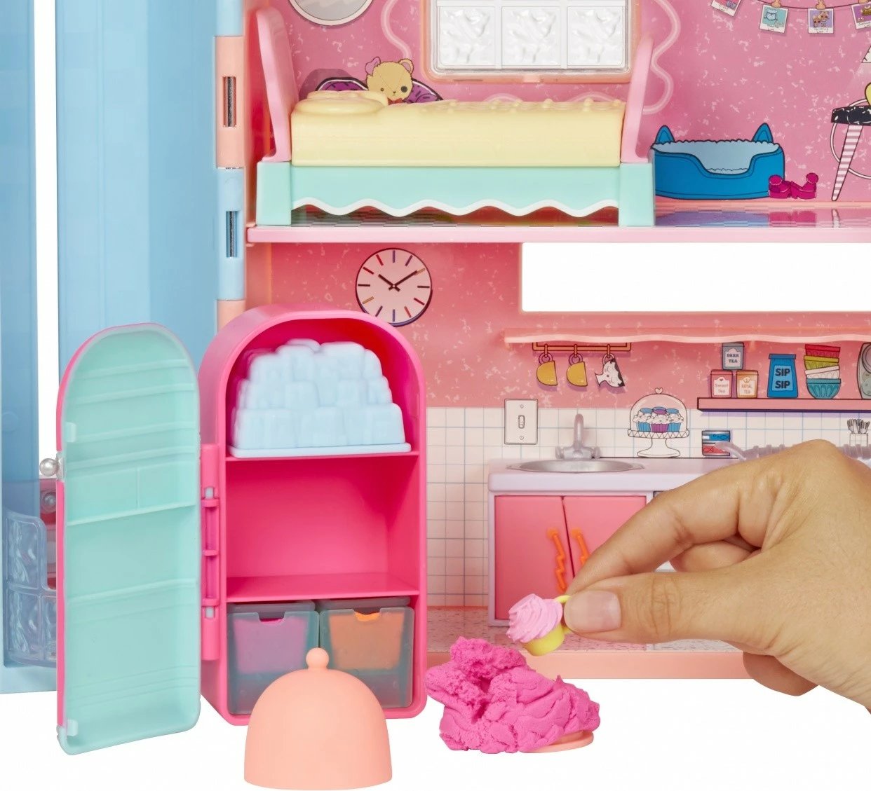 Shtëpi lodër për kukulla L.O.L. Surprise Kinetic Sand Magic House, shumëngjyrëshe, set me 50+ surpriza
