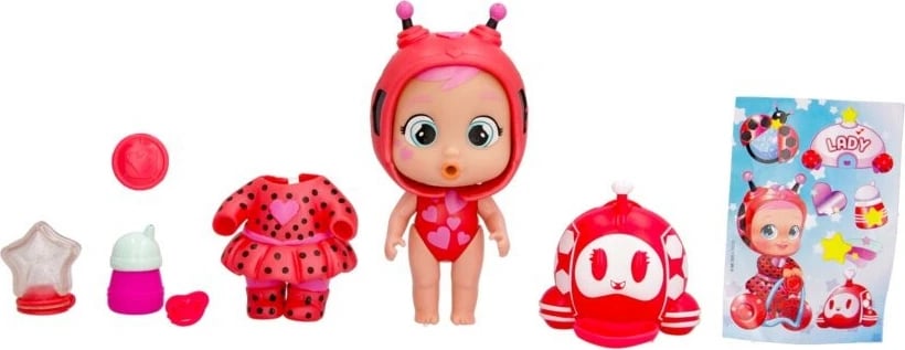Lodër Cry Babies Magic Tears Stars Houses Lady, Tm Toys, IMC914025, plastikë, rozë
