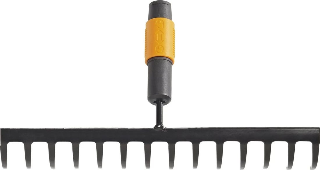 Rrake toke Fiskars 1000653, Çelik i galvanizuar, Plastik, 1 copë, E zezë, Portokalli