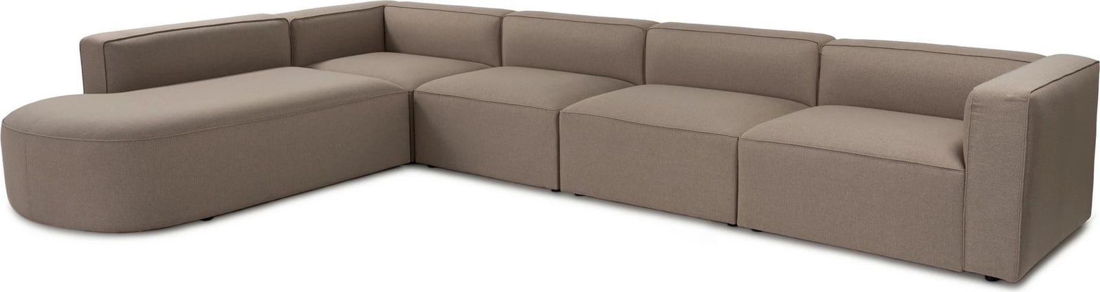 Këndare Atelier del Sofa, Mora (X-Oval-L1-O1-O1-R1), ngjyrë kafe e çelët