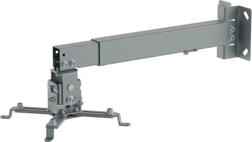 Mbajtëse projektori Techly 102369, për mur dhe tavan, 43-65cm, 20kg, argjendtë