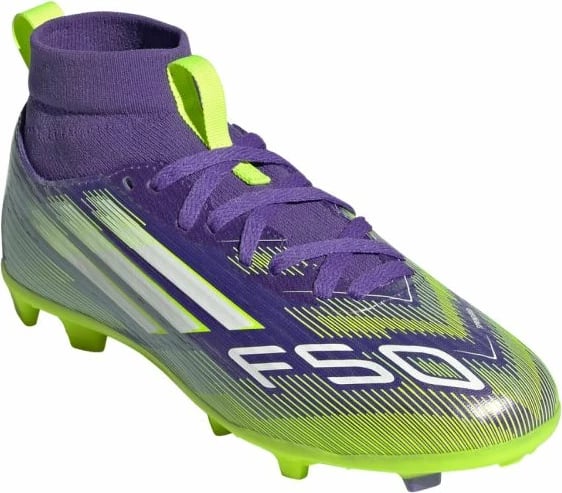 Atlete futbolli për fëmijë adidas, vjollcë/jeshile