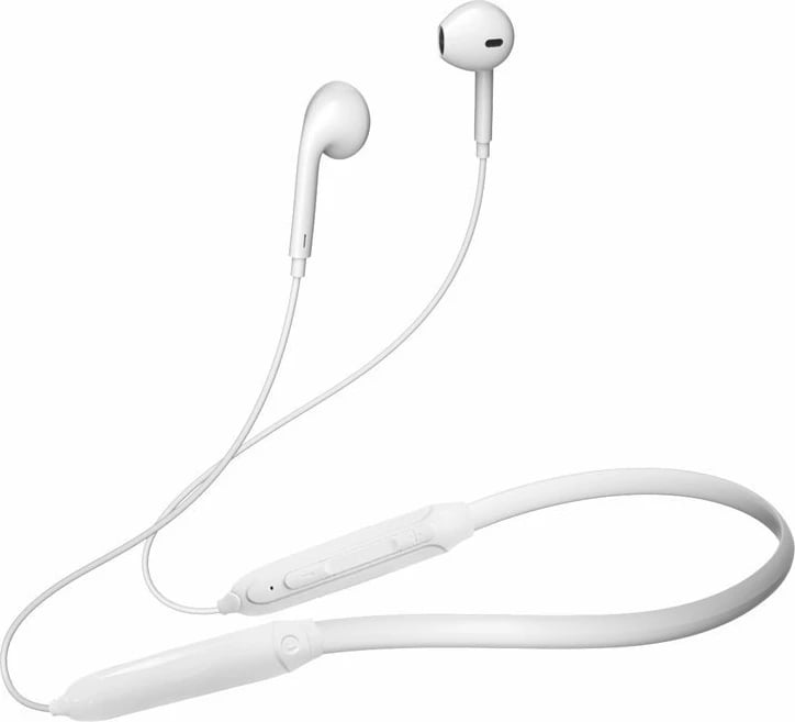 Kufje Dudao U5B, Bluetooth, in-ear, me magnet, të bardha
