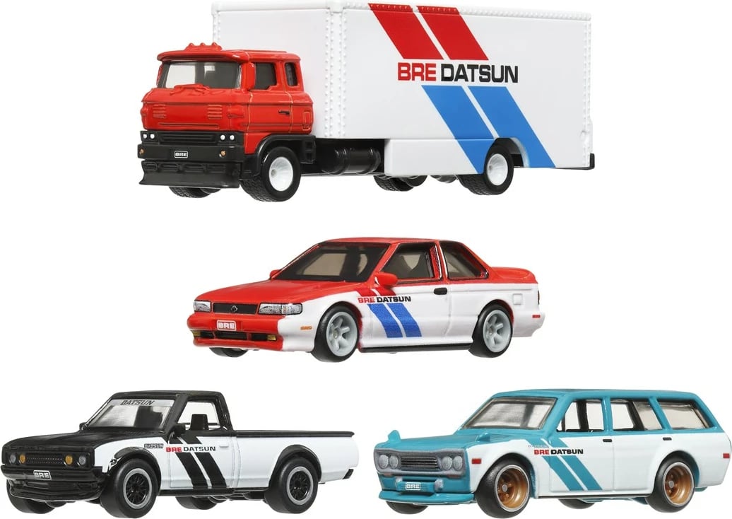 Set koleksionues Hot Wheels Premium BRE Team, Multingjyrësh
