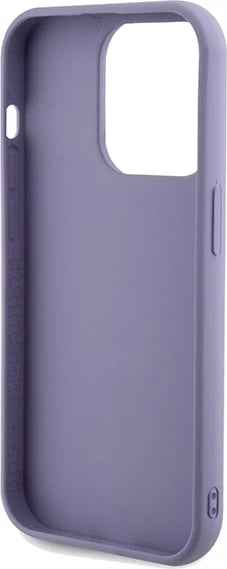 Mbështjellës Guess Sequin Script Metal për iPhone 14 Pro Max, vjollcë