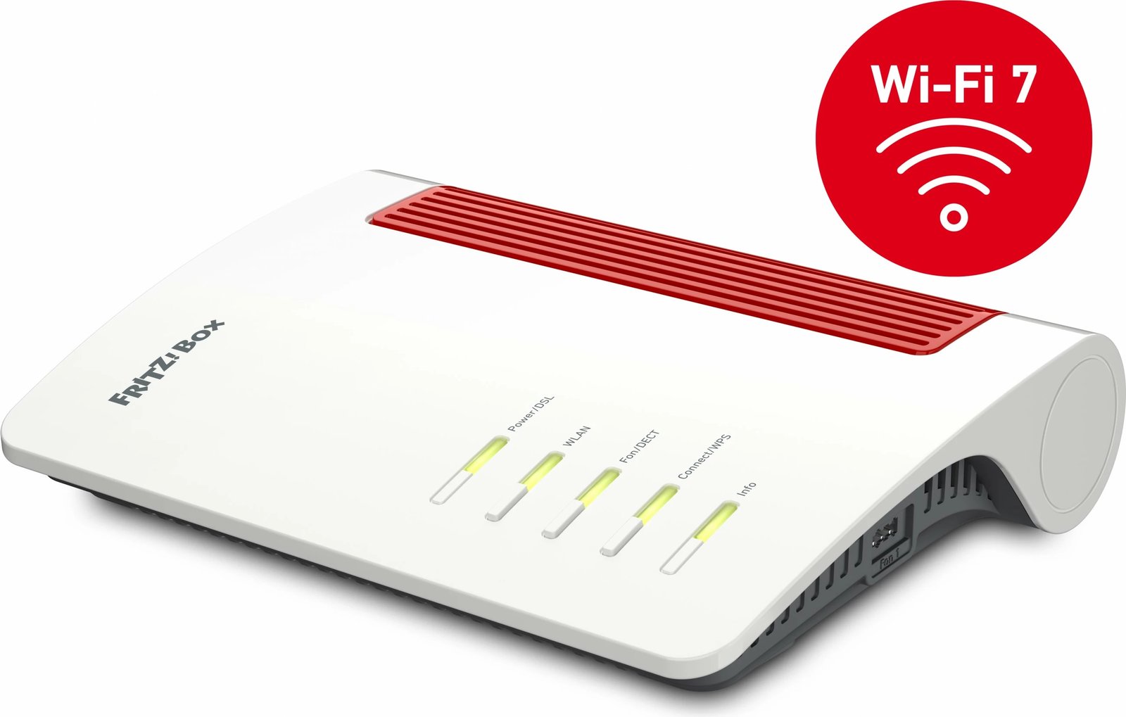 Router tavoline AVM FRITZ!Box 7690, Wi-Fi 7, Dual-band, i bardhë