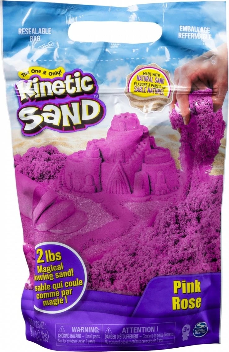 Rërë kinetike Spin Master 6047185, 0.9 kg, Rozë