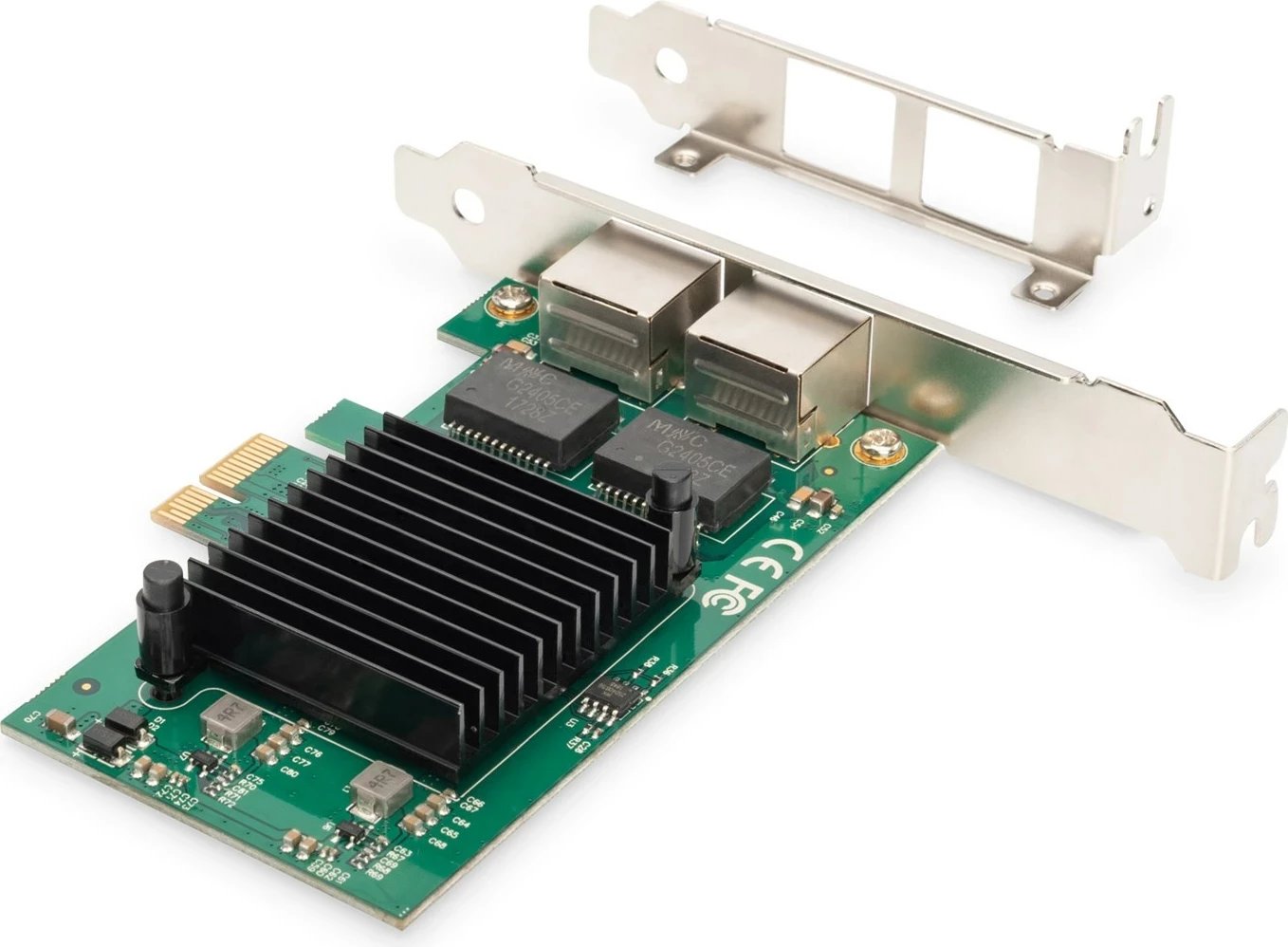 Kartë rrjeti DIGITUS DN-10132, PCI Express, 2 porta Gigabit Ethernet