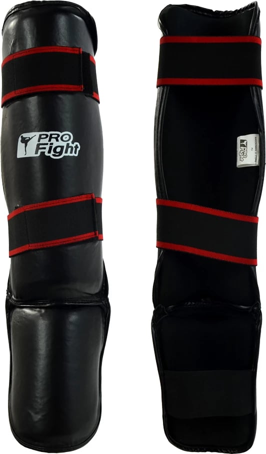 Mbrojtëse këmbësh dhe kërcinjsh PROfight, të zeza
